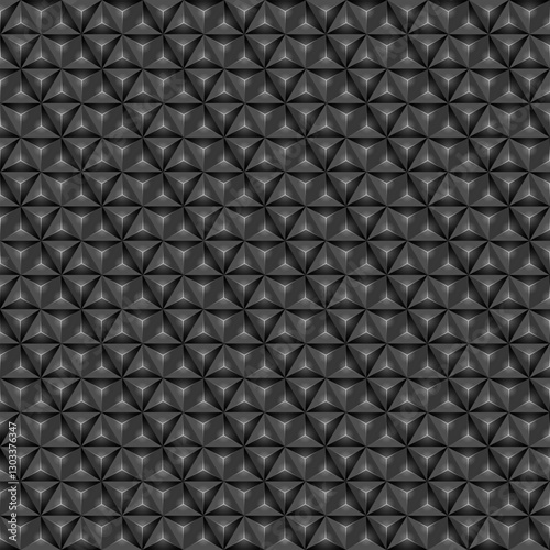 Wallpaper Mural Set of grey pyramid pattern. Geometric background. Abstract mosaic texture design. Torontodigital.ca