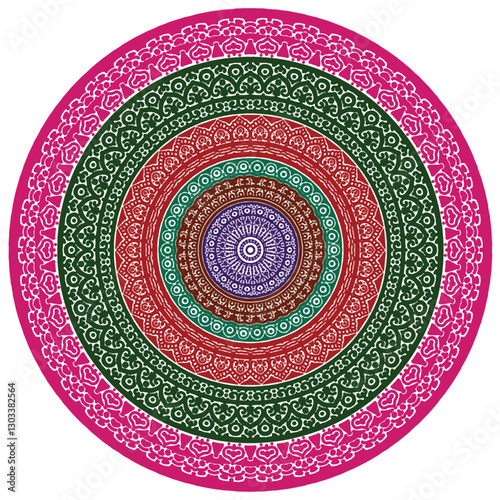 Signs and symbols. Circle pattern lotus or flower mandala art design. colorful, vintage, tradition, classic, dco, cycle, islamic, arabic, embroidery, bandana, Indian motifs, traditional, Turkish.