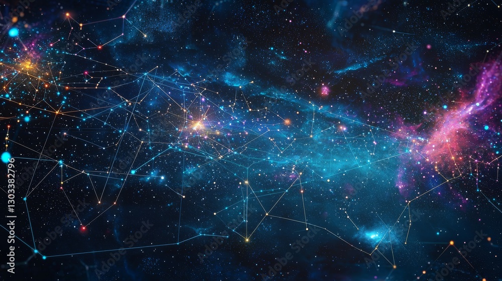 Surreal star map merging reality and imagination for cosmic exploration and dreamlike navigation Surreal star map merging reality and imagination for cosmic exploration and dreamlike navigation