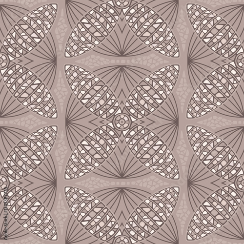 Stones seamless pattern. Vector abstract background. Rock wall textured