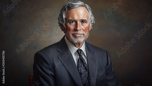 Mature man in suit, portrait