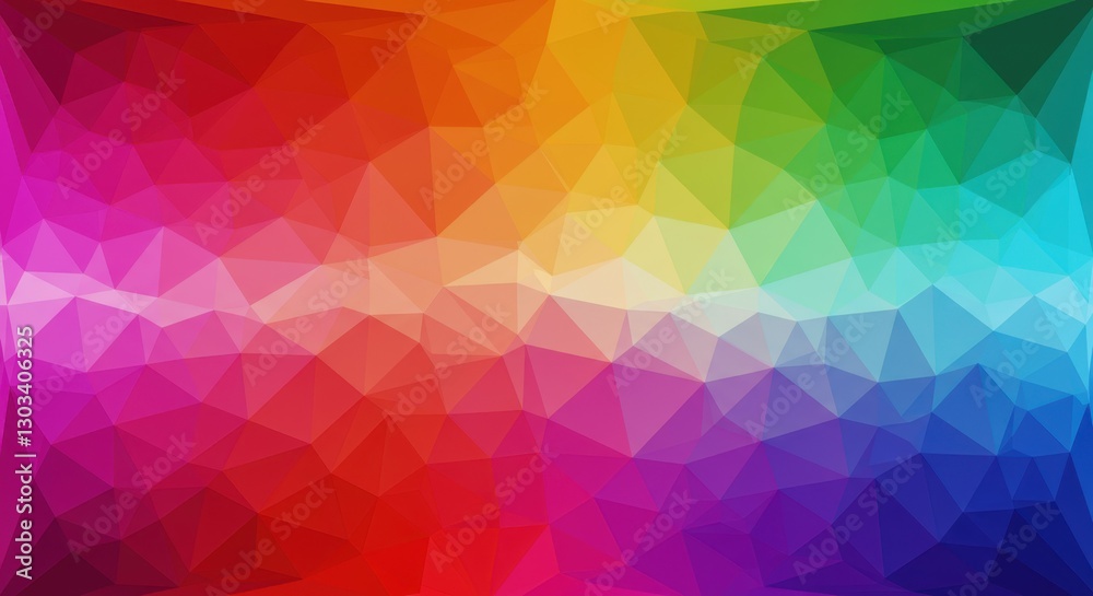 vibrant rainbow colors, geometric low poly background, abstract pattern, kaleidoscopic design, prismatic effect, colorful wallpaper, digital art, gradient hues, triangular shapes, mosaic texture, spec vibrant rainbow colors, geometric low poly background, abstract pattern, kaleidoscopic design, prismatic effect, colorful wallpaper, digital art, gradient hues, triangular shapes, mosaic texture, spec