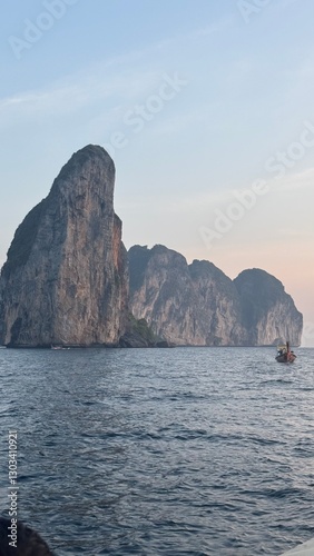 Beautiful island in the ocean near Thailand