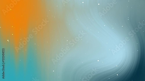 Orange white blue teal blurred vibrant gradient background with sparkle. Perfect for Digital Design