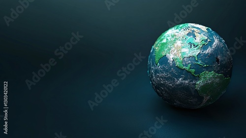 advanced technology representation with a 3d earth and a security lock symbolizing encrypted communication cyber safety and digital privacy