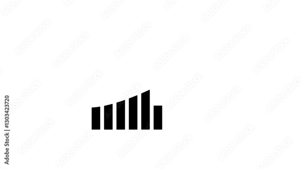 Business graph chart with upward trend animation. abstract business growth graph animation. arrow line and technology background animation. business increase graph animation Business graph chart with upward trend animation. abstract business growth graph animation. arrow line and technology background animation. business increase graph animation