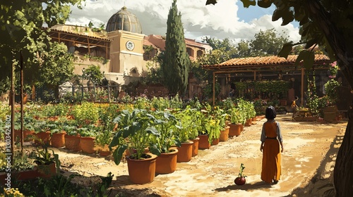 immigrant led garden project fostering unity tradition and sustainability through growing native plants from home countries in a shared urban green space
