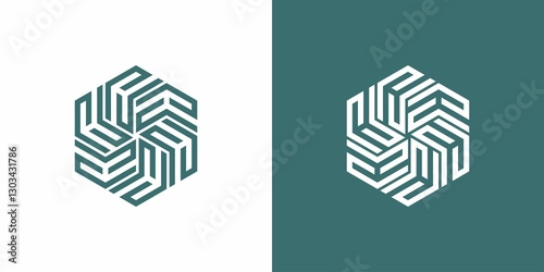 h abstract logo