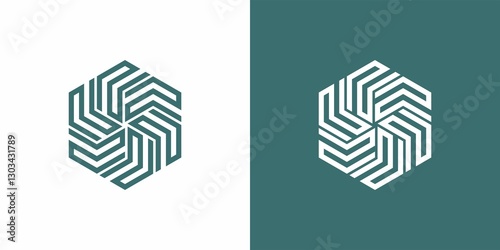 n abstract logo