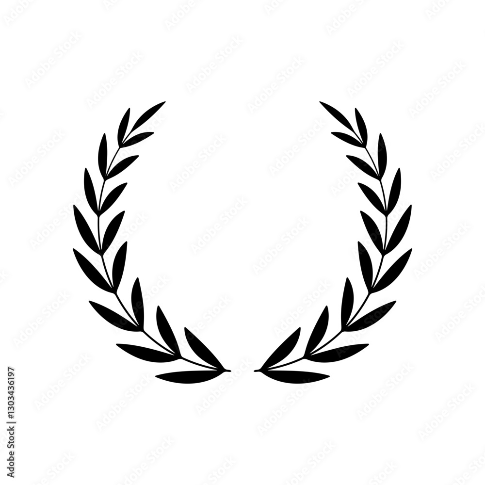 Wreath. Wreaths icons. Vector design elements. Wreath. Wreaths icons. Vector design elements.