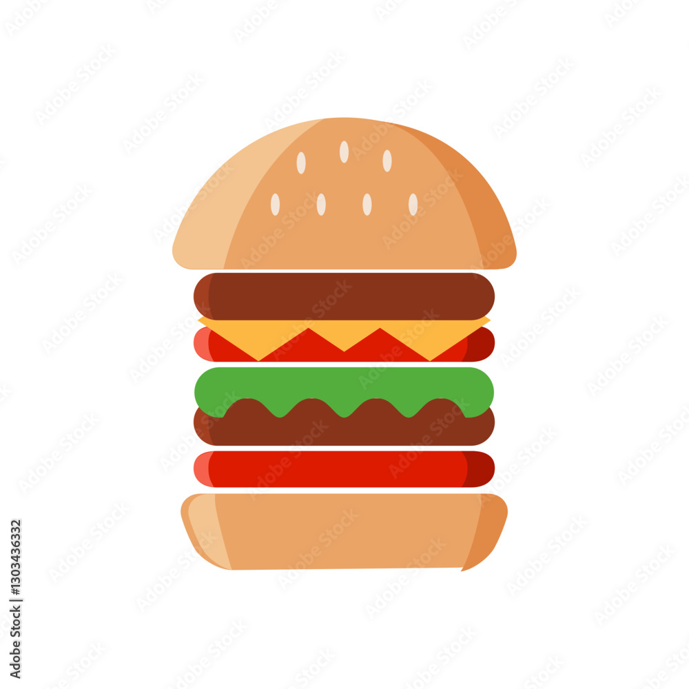 hot dogs, hamburgers, tacos labels, badges and design elements