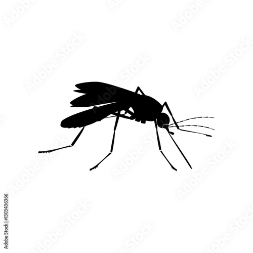 mosquito icon. Anti mosquito. Mosquito emblems. Set of design elements in vector.