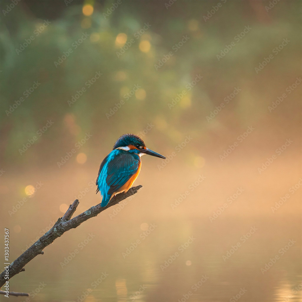 Obraz premium kingfisher on a branch