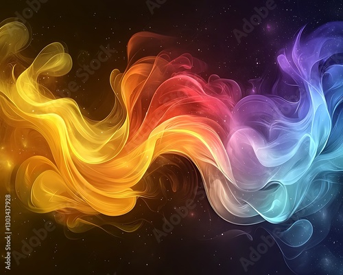 Cosmic Rainbow Smoke Streams