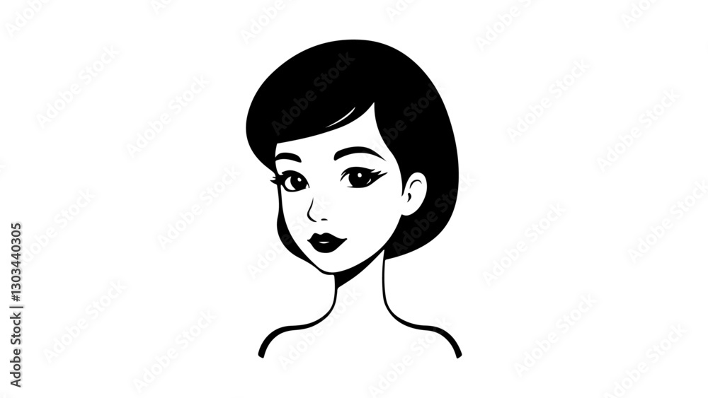 vector illustration of a cartoon woman posing, beautiful woman simple cartoon shape vector illustration vector illustration of a cartoon woman posing, beautiful woman simple cartoon shape vector illustration