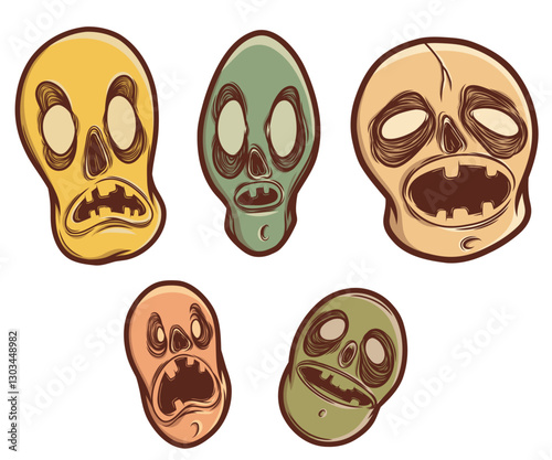 Scary VooDoo Shrunken Heads