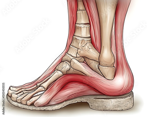 Foot anatomy, muscles, bones, sole