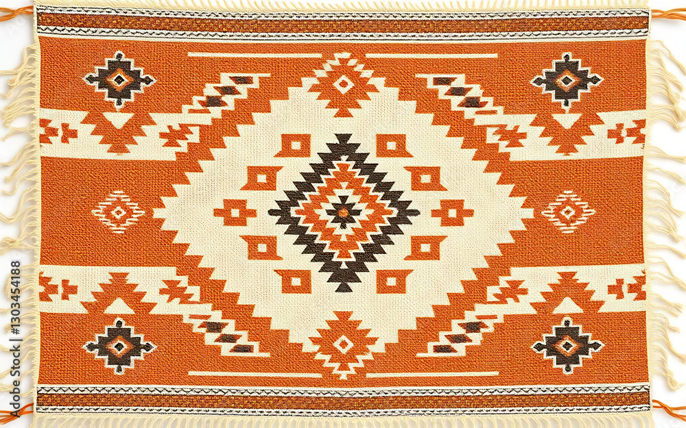 Boho Geometric Tapestry Mockup for Wall Decor Boho Geometric Tapestry Mockup for Wall Decor