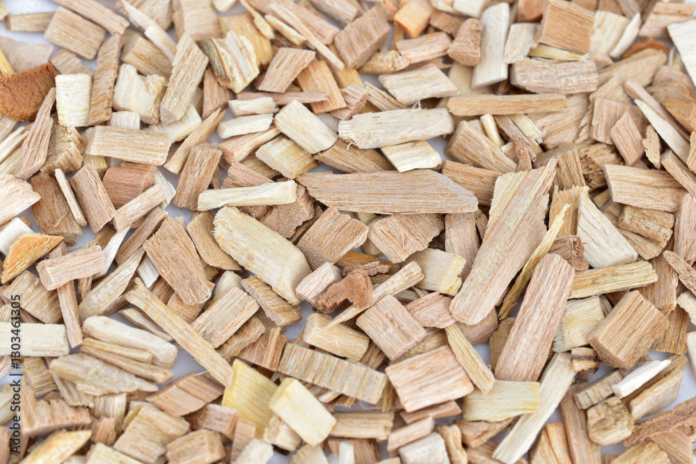 Textured pattern. Small chips from fruit trees for smoking meat. Textured pattern. Small chips from fruit trees for smoking meat.