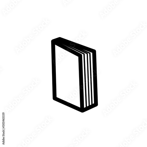 line book icon. book sketch icon template. literacy icon.