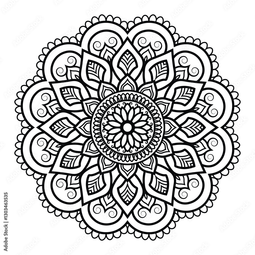 Fototapeta premium abstract mandala design