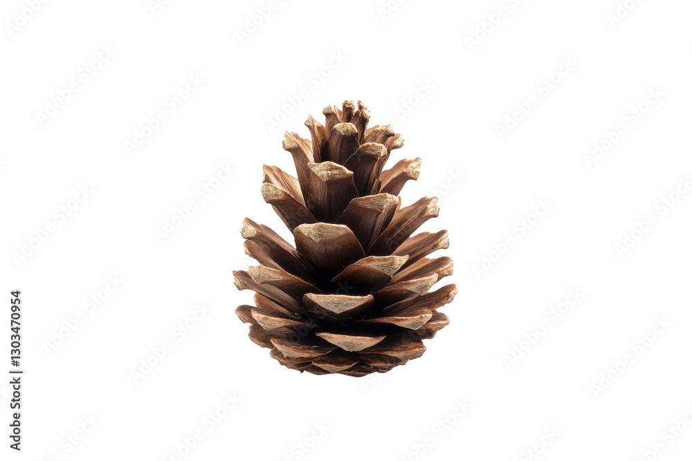 A majestic pine cone stands proudly against a minimalist backdrop, showcasing nature’s artistry isolated on transparent background A majestic pine cone stands proudly against a minimalist backdrop, showcasing nature’s artistry isolated on transparent background