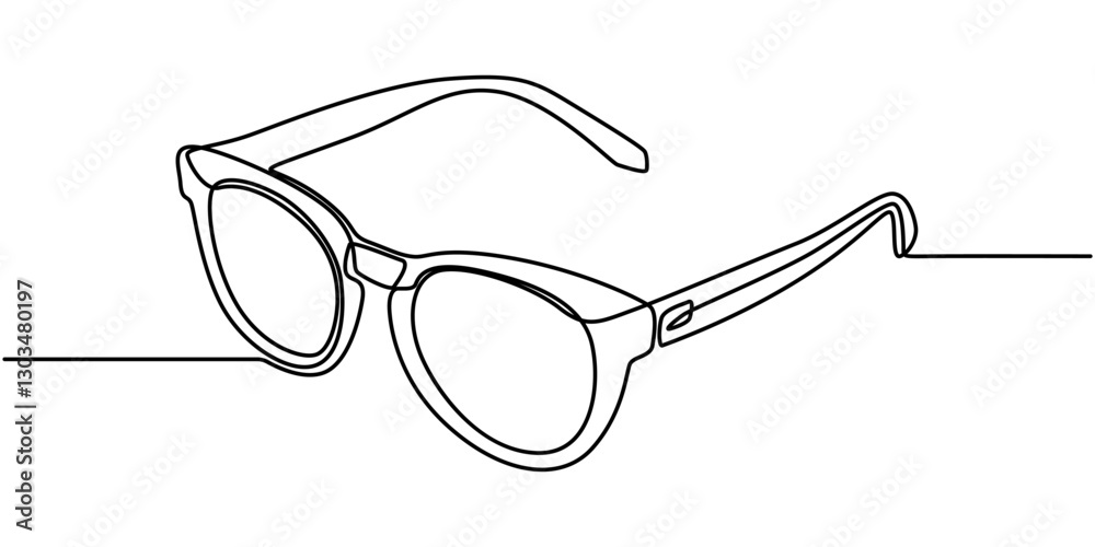 Glasses icon line continuous drawing vector. One line eyeglasses icon vector background. Eyeglasses icon. Continuous outline of a Glasses, Virtual Reality Continuous Line Editable Stroke Line. Glasses icon line continuous drawing vector. One line eyeglasses icon vector background. Eyeglasses icon. Continuous outline of a Glasses, Virtual Reality Continuous Line Editable Stroke Line.