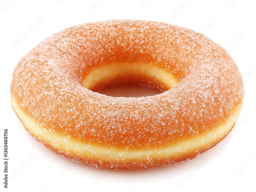 Sugar Doughnut Isolated on White Background Sugar Doughnut Isolated on White Background