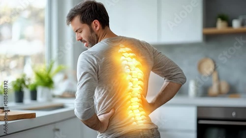 male lower back pain