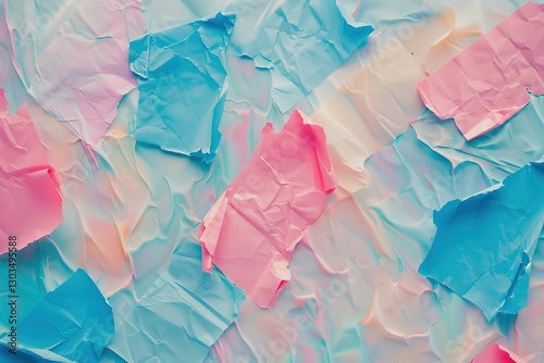 Wallpaper Mural Colorful crumpled paper texture background, Ai Generated Torontodigital.ca