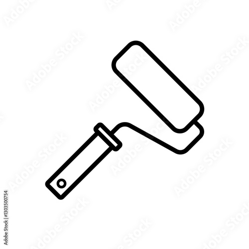 paint roller - vector icon