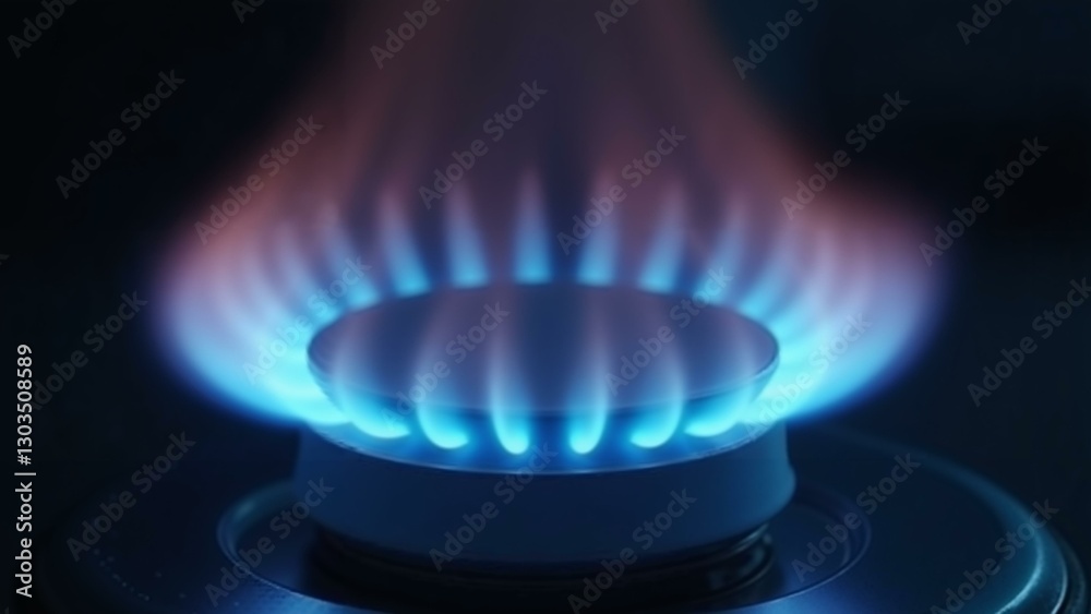 A photorealistic, high-resolution image of an intense blue gas flame in an industrial setting, with intricate details of the flame and surrounding, ultra detailed, 8k resolution, HDR, professional A photorealistic, high-resolution image of an intense blue gas flame in an industrial setting, with intricate details of the flame and surrounding, ultra detailed, 8k resolution, HDR, professional
