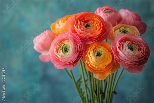 Vibrant Orange Flowers in Bloom Captured During a Sunny Day in a Garden Setting