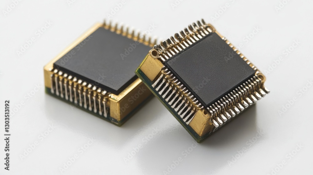 Concept of the modern processor and old transistors Concept of the modern processor and old transistors