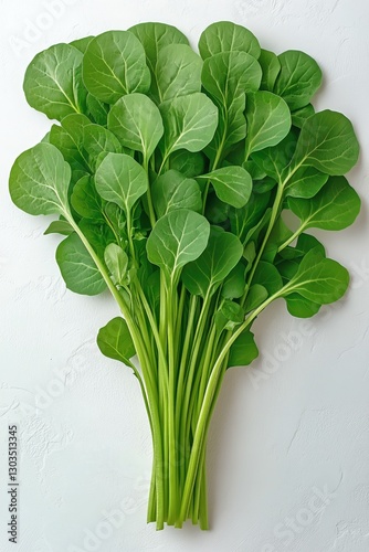Fresh Green Leafy Vegetables Gathered for Healthy Meal Preparations