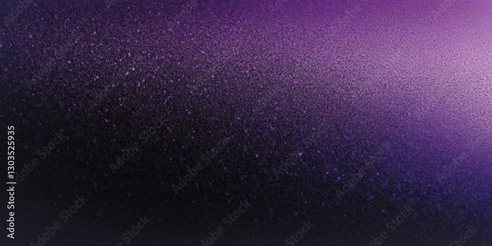 Fototapeta premium A gradient background transitioning from dark purple to black, featuring a textured, grainy appearance with subtle light reflections.
