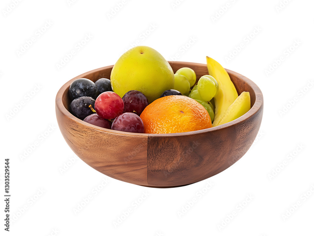 Fresh fruit in wooden bowl. Healthy eating concept. Fresh fruit in wooden bowl. Healthy eating concept.