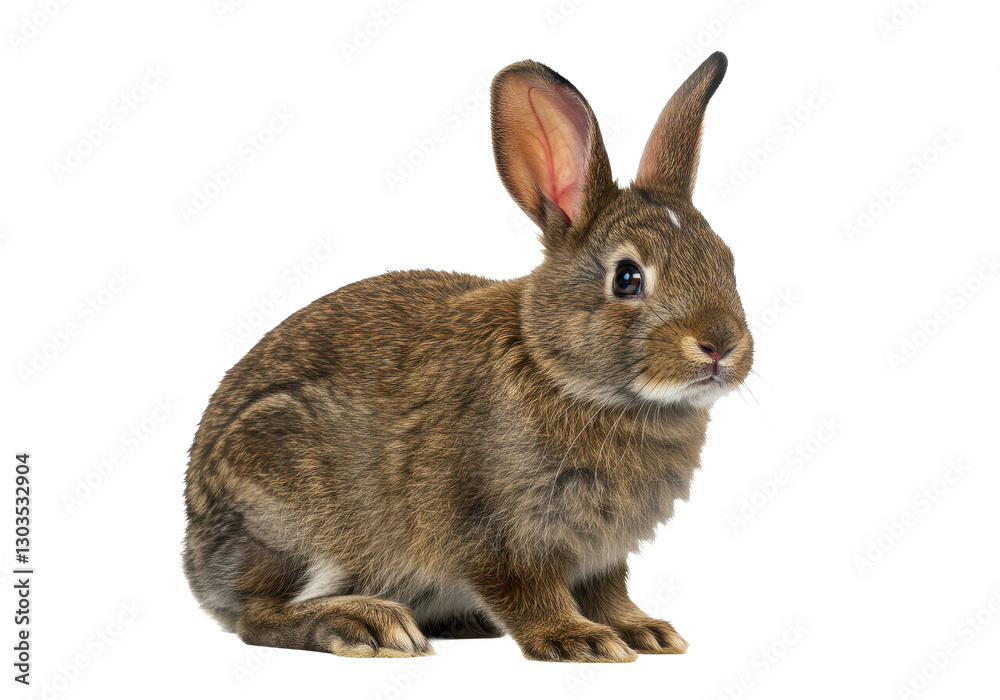 Fototapeta premium A rabbit isolated on transparent background