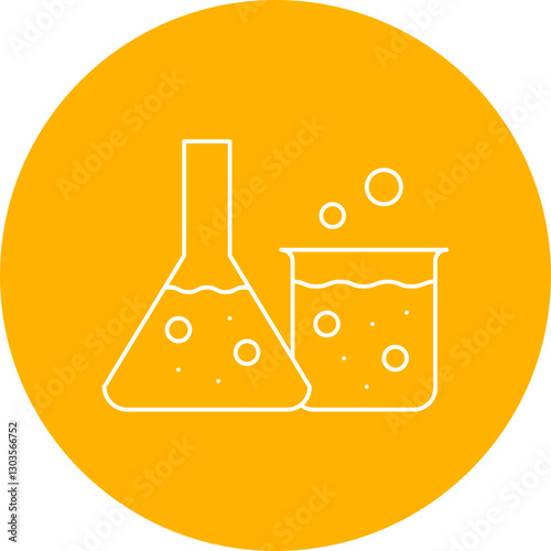 Experiment single vector icon illustration