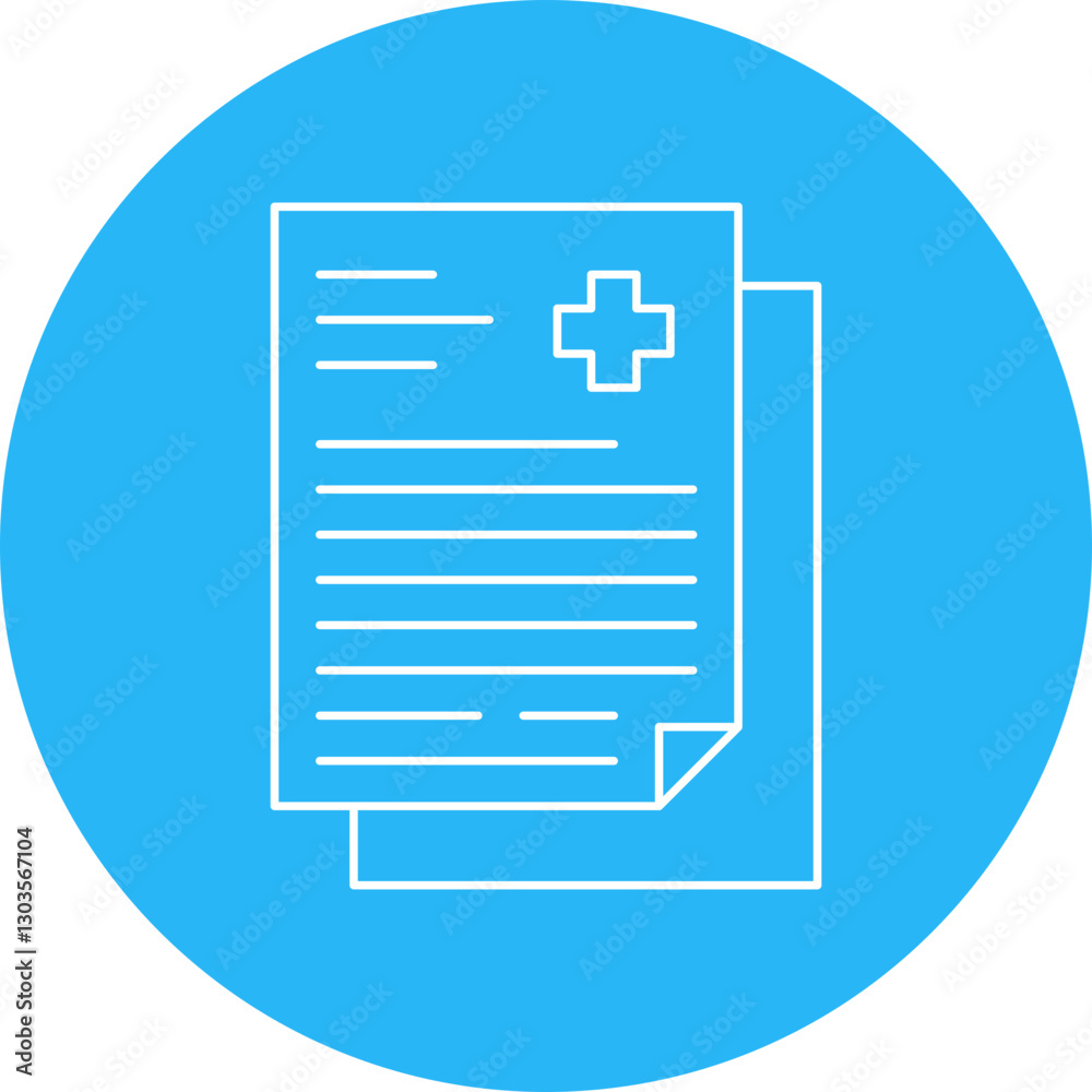 Medical Notes single vector icon illustration Medical Notes single vector icon illustration