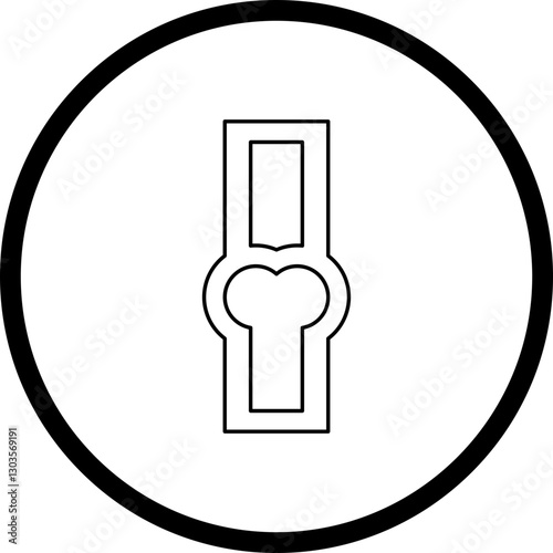 Joint single vector icon illustration