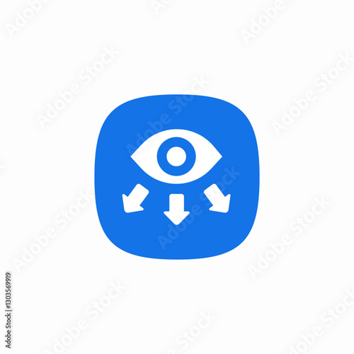 content view icon sign vector
