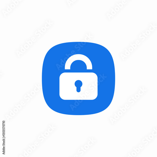 lock protection icon sign vector