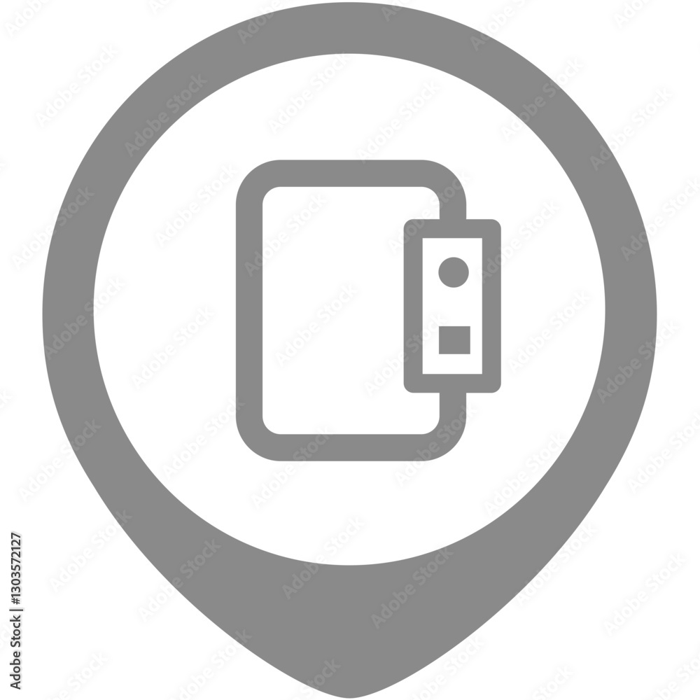 Display on Internet of things map icon pack Display on Internet of things map icon pack