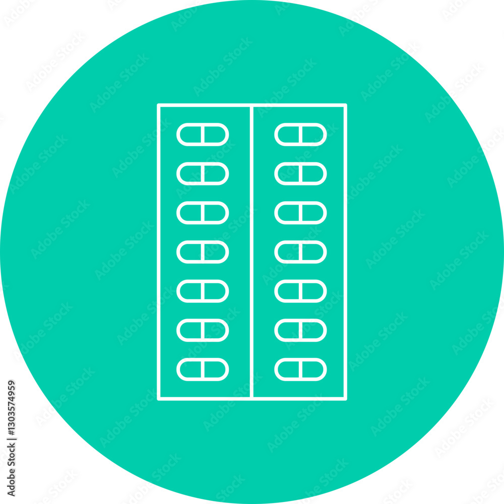 Capsules single vector icon illustration Capsules single vector icon illustration