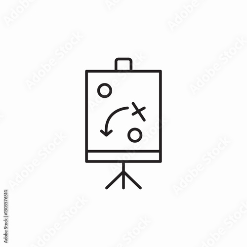 board plan icon sign vector