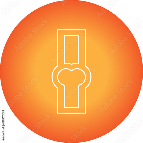 Joint single vector icon illustration