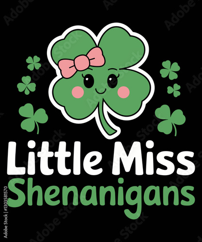 Little Miss Shenanigans St Patricks Day Irish