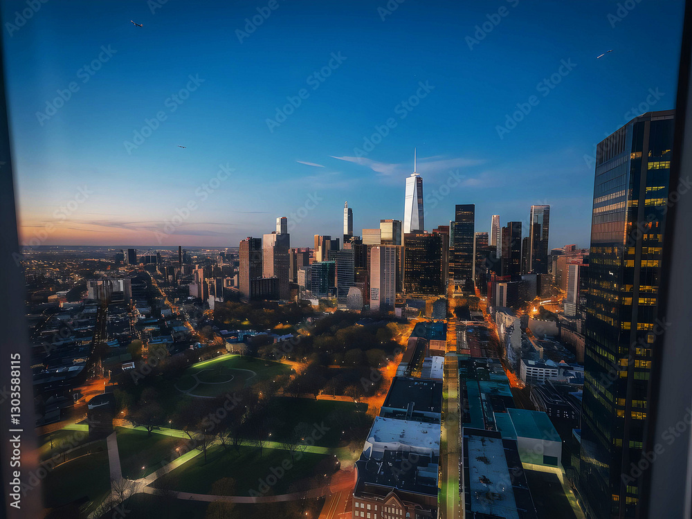 Fototapeta premium new york city at night