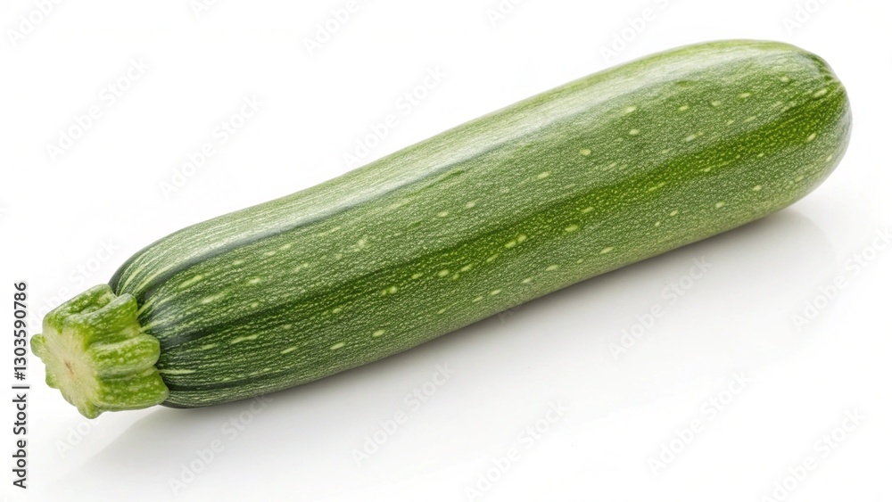 Zucchini On White Background Zucchini On White Background